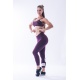 Nebbia Asymmetrical 7/8 leggings 639 - fialová