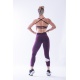 Nebbia Asymmetrical 7/8 leggings 639 - fialová