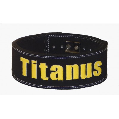 TITANUS fitness Opasek s pákovou přezkou 10/8 (černá)