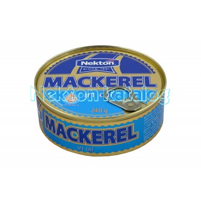 Nekton - Makrela v rostlinném oleji 240g