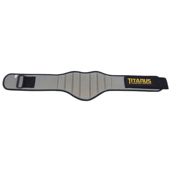 TITANUS fitness opasek nylonový (šedá)
