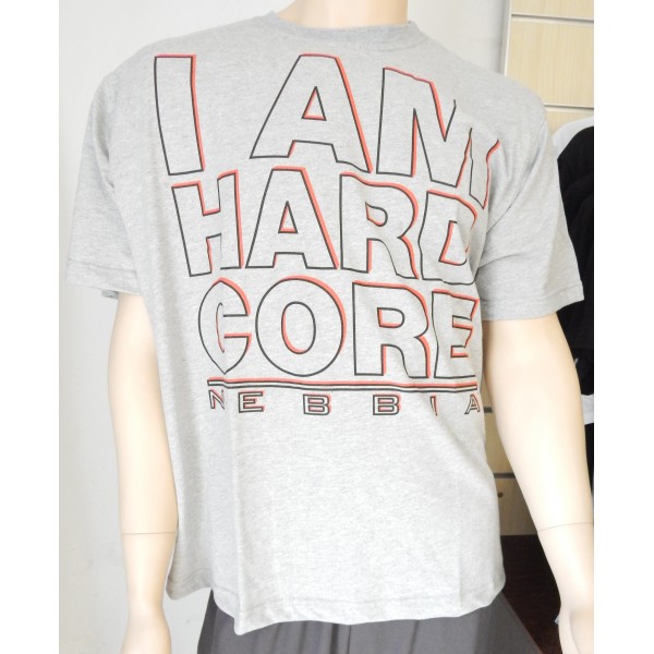 Nebbia tričko Hard Core 390 - šedá
