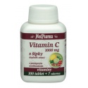 MedPharma Vitamin C 1000 mg s šípky, prodloužený účinek, 107 tobolek