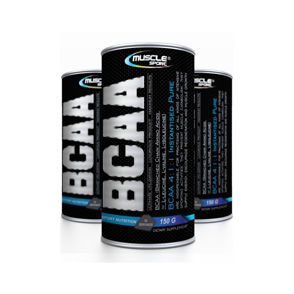 Muscle sport BCAA 4:1:1 PURE. 150 g.           EXP : 24.7.2026