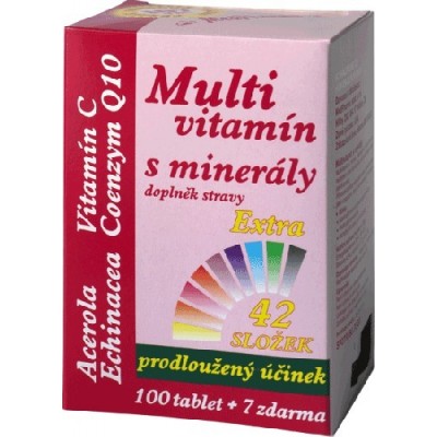 MedPharma Multivitamín s minerály 42 složek 107 tobolek