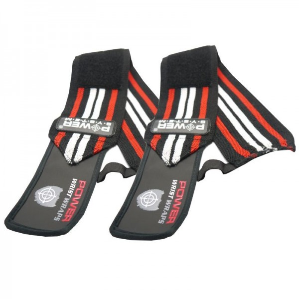 POWER SYSTEM wrist wraps - red 