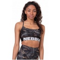 Nebbia Earth Powered sportovní podprsenka Volcanic Black 565 