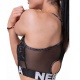 Nebbia Earth Powered sportovní podprsenka Volcanic Black 565 