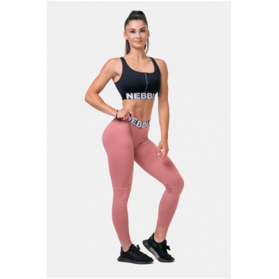Nebbia Squat Hero Scrunch Butt legíny 571 old rose 