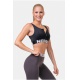 Nebbia Smart Zip sportovní podprsenka 578 black 