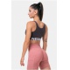 Nebbia Smart Zip sportovní podprsenka 578 marron 
