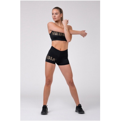 Nebbia Gold print šortky 828 