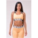 Nebbia Power Your Hero sportovní podprsenka 535 apricot 