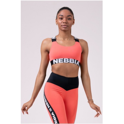 Nebbia Power Your Hero sportovní podprsenka 535 peach 