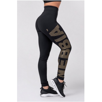 Nebbia Gold print legíny 827 
