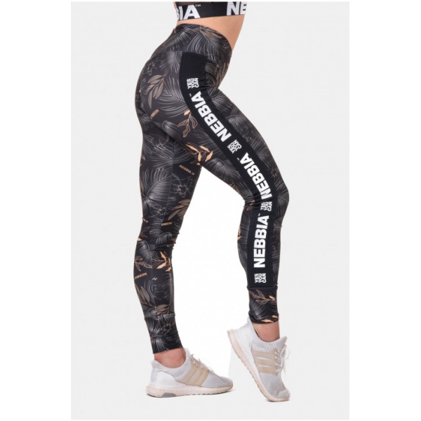 Nebbia High-Waist Performance legíny 567 Volcanic Black 