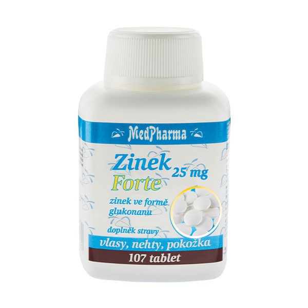 MedPharma Zinek 25 mg Forte 107 tablet