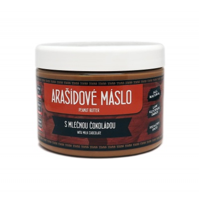 TITANUS arašídové máslo s mléčnou čokoládou (500 g) 