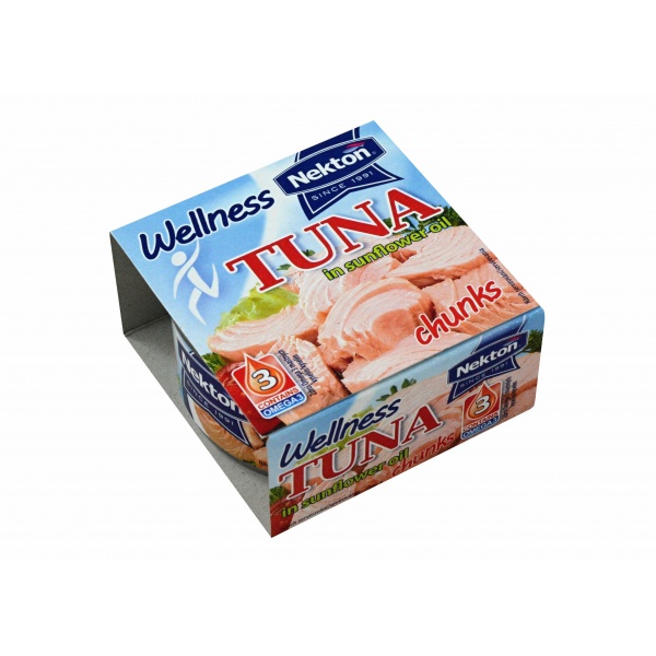 Nekton - Tuňák ve slunečnicovém oleji - kousky Wellness