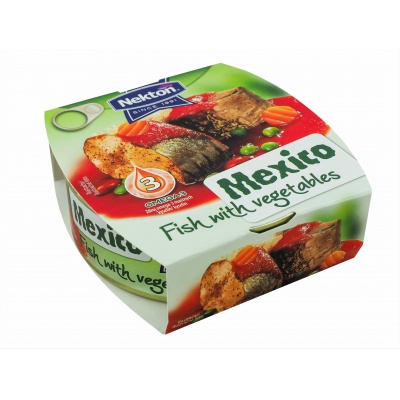 Nekton - Opečená ryba se zeleninou na mexický způsob
