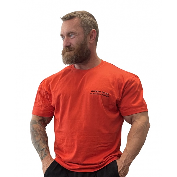 Bizon Gym triko červené