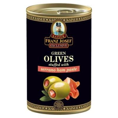 Olivy zelené šunka serrano 300g