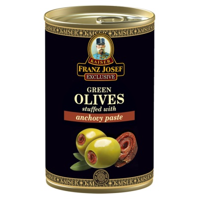 Olivy zelené s ančovičkovou 300g