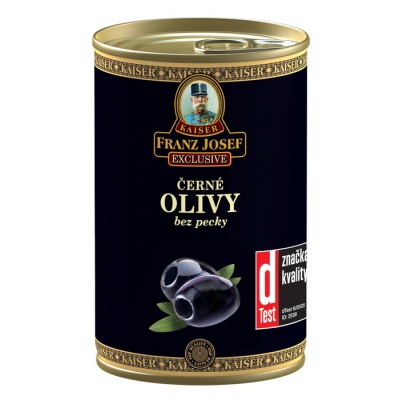 Černé olivy bez pecky 300g