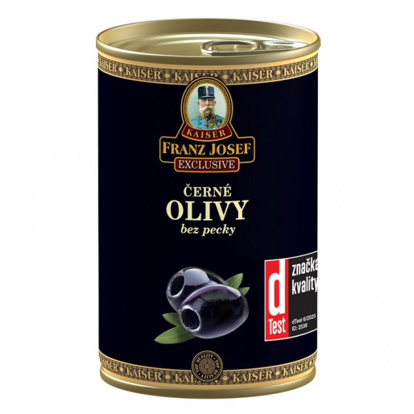 Černé olivy bez pecky 300g