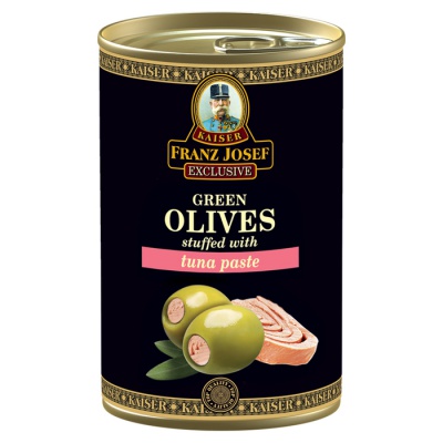 Zelené olivy plněné tuňákovou pastou 300g