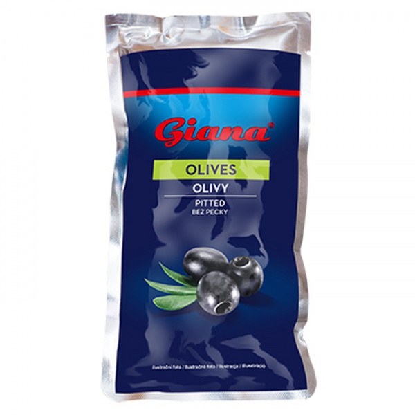 Černé olivy 180g